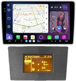 Магнитола для Opel Astra H (перенос БК вниз, серая) - FarCar GX9-7382S монитор 9.5" 2K QLED на Android 14, TS20, 6+128Гб, CarPlay, 4G SIM-слот