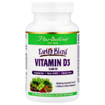 Paradise Herbs, Earth's Blend®, витамин D3, 90 вегетарианских капсул