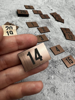 Нумерация гардеробная 1-100