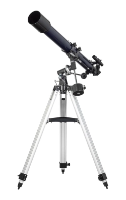 Телескоп Levenhuk New Skyline BASE 70/900 EQ1 на алюминиевой треноге анфас