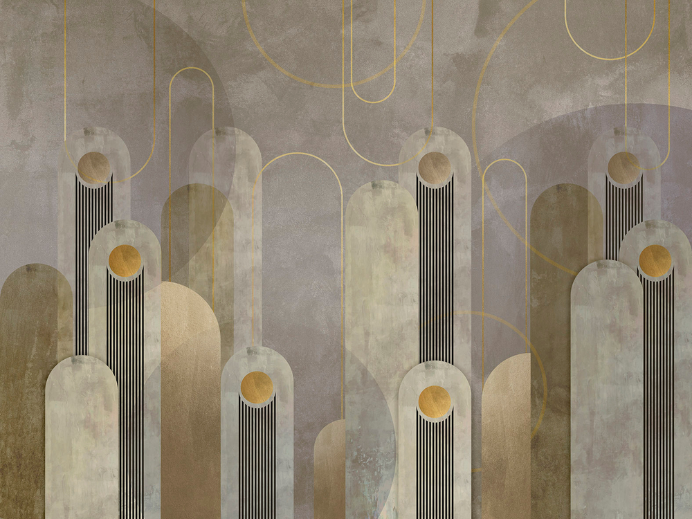 Дизайнерские обои Wall Street Deco