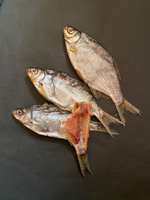 Густера с Ладожского озера, вяленая, слабосоленая, рыбки 15-20 см, 300 грамм, 6-9 рыбок