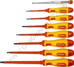 KRAFTOOL Х-Drive Electro 8 предм., Набор высоковольтных отверток (250088-H8)