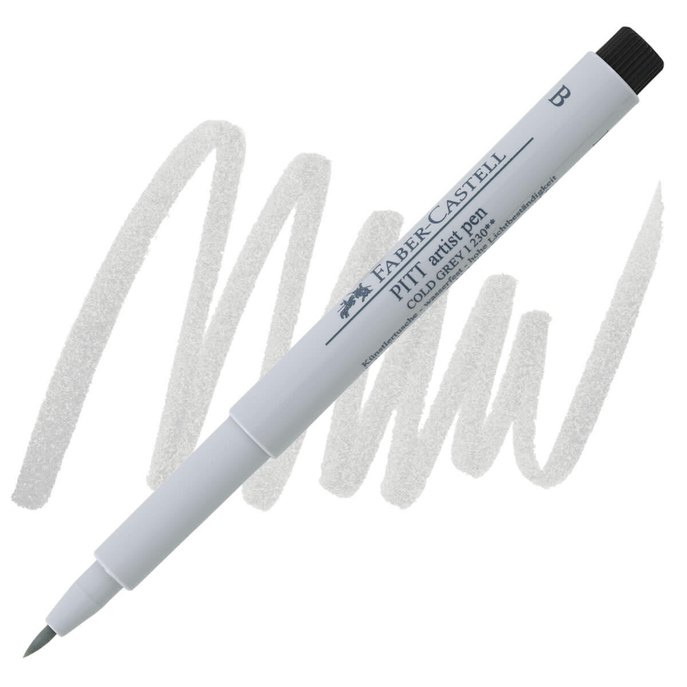 Faber-Castell Pitt Pen (B). 230 Cold Gray I