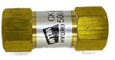Обратный клапан CK500, 20l.min, 310bar, латунь, вх 3/8, вых 3/8