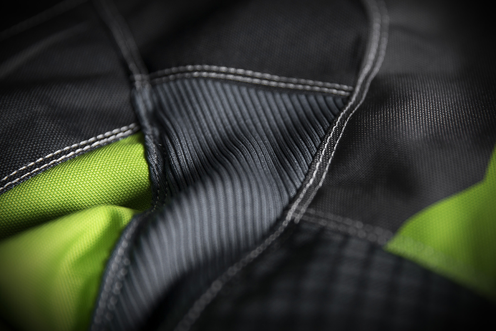 Мотокуртка - ICON OVERLORD (текстиль, серо-зеленая)