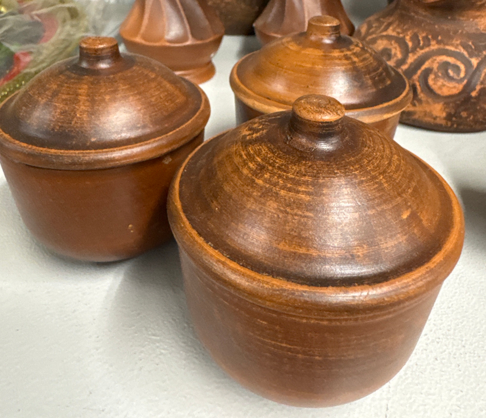 Горшочки мини с крышкой для специй