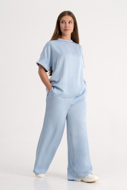 Брюки женские 4323ВП, голубой #270Гол024323ВП