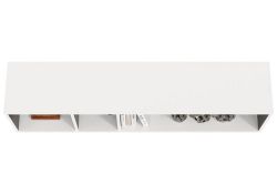 Модульная гостиная Сейдиль белый премиум / черный / белый глянец комплектация 3