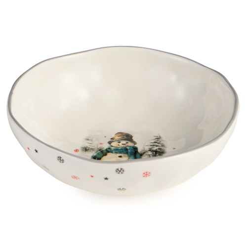 Салатник Agness "С новым годом!" 17х5.7см