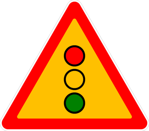 Знак Светофорное регулирование (Временный) 1.8