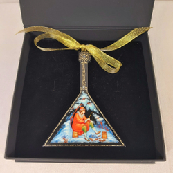 Сувенир "Балалайка" с росписью Палех в подарочной коробке