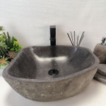 Раковина из речного камня RS-63393 (48*43*15) 0123