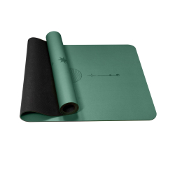 ULTRAцепкий 100% каучуковый коврик для йоги Ultra Moon Dark Green 185*68*0,5 см