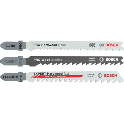 Набор лобзиковых пилок дерево PRO BOSCH 2607011436
