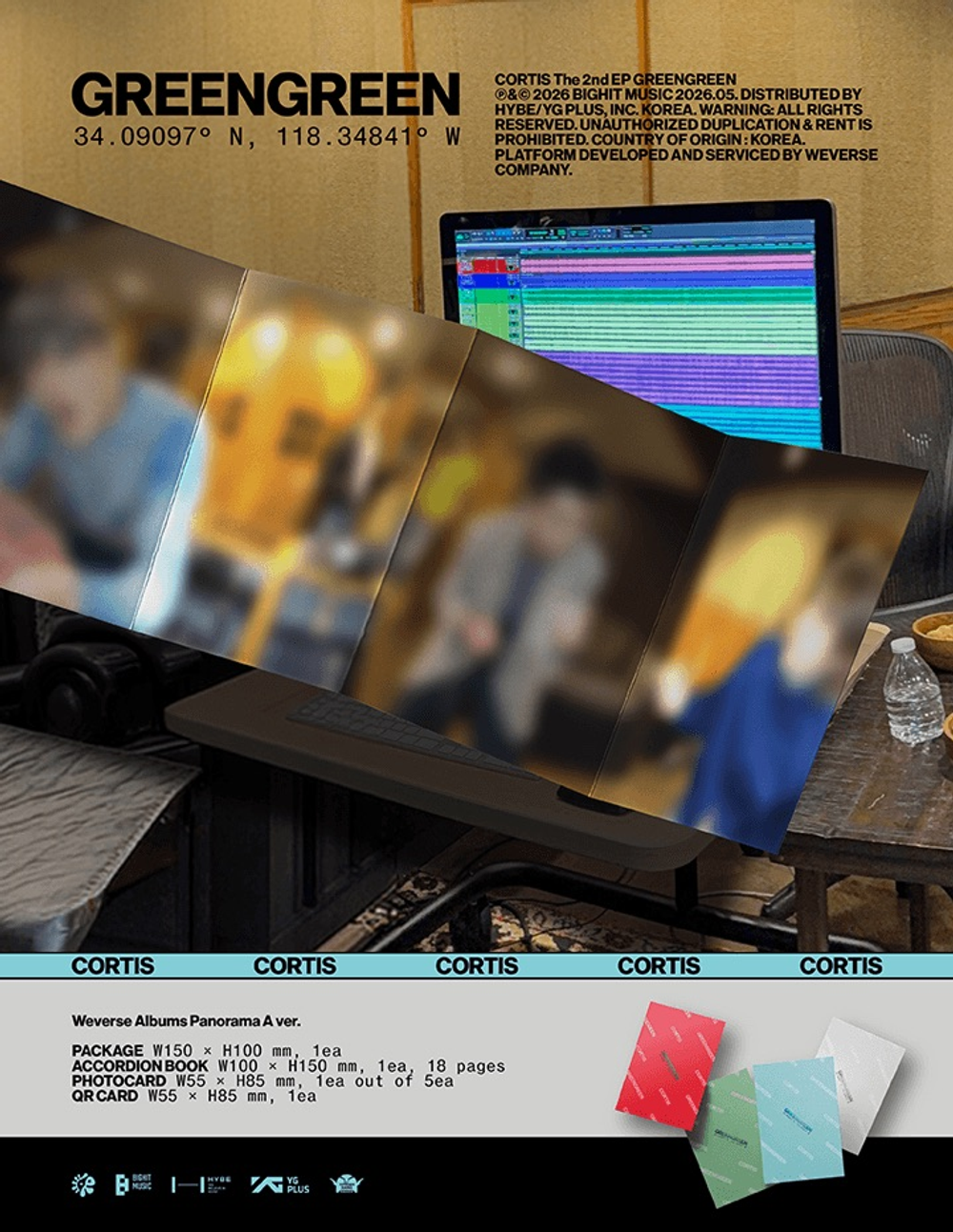 Альбом CORTIS - GREENGREEN (Weverse Albums ver.)