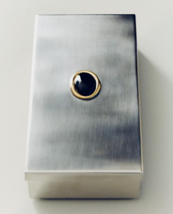Zara Home Коробка для хранения из нержавеющей стали, цвет серебристый, 10.5 см