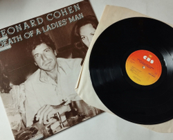 Винтажная виниловая пластинка LP Leonard Cohen Death Of A Ladies Man (Holland 1977)