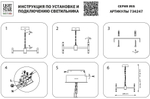 Подвесная люстра Lightstar Iris 734247