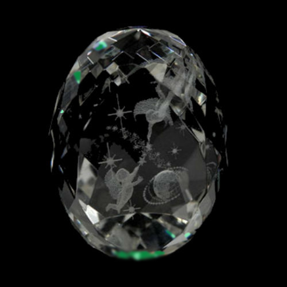 Сувенир Яйцо "Зодиак" хрусталь