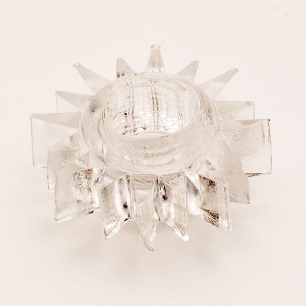 Эрекционное кольцо прозрачное с шипиками