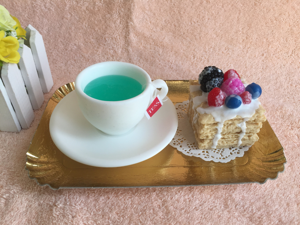 Силиконовая форма Чашка с блюдцем