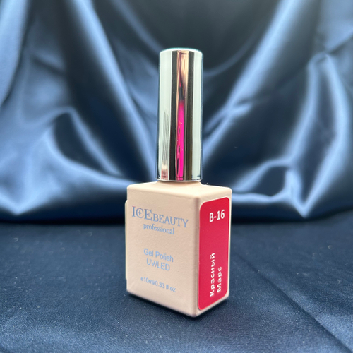 IceBeauty Гель-лак B-16 "Красный Марс", 10 мл