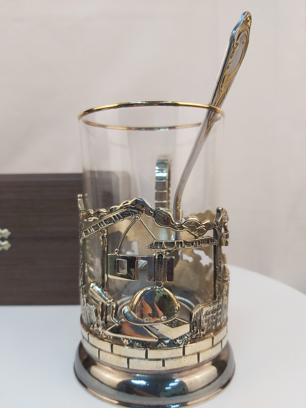 Подстаканник "Подарок строителю"