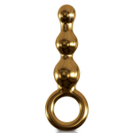 Анальный фаллоимитатор ICICLES Gold Edition G-Spot и P-Spot G10 золотой (Цвет: золотой)