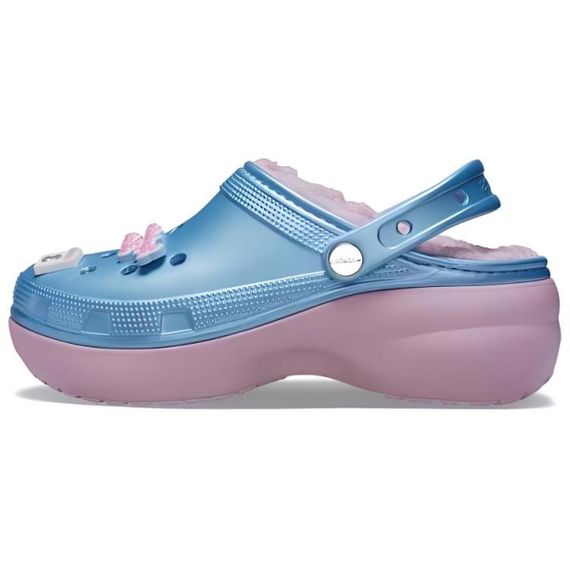 Crocs Classic Platform Clog 'Blue Pink'
