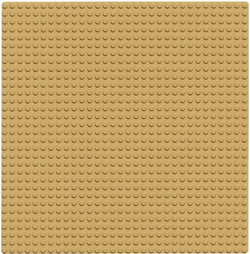 LEGO Classic: Строительная пластина желтого цвета 10699 — 32x32 Sand Baseplate — Лего Классик