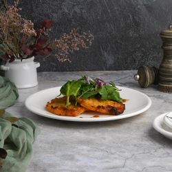 Тарелка d 23 см без борта белая фарфор P.L. Proff Cuisine [6]