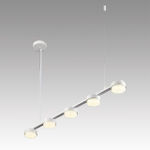 8265/5 COMFI LN26 металл, белый Светильник подвесной GX53 LED 5*7W 220V TORINA