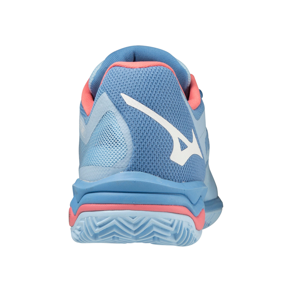 Женские теннисные кроссовки Mizuno Wave Exceed Light Clay Court Shoe Women - Blue, Coral