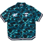 A Bathing Ape Bathing Ape Shirts Button Moderate Polyester Regular Straight Fit Summer 0zxsrm314321q