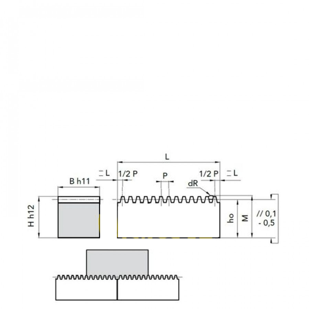 Рейка 30х30 1метр