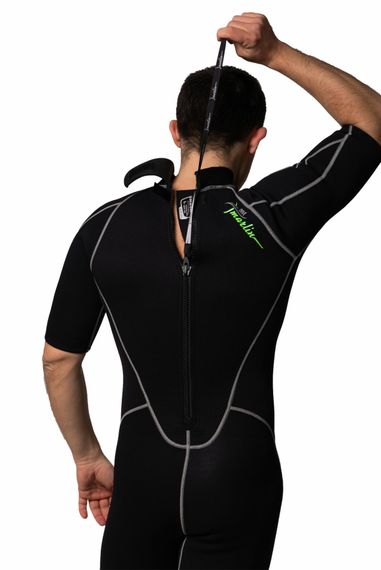 Гидрокостюм мужской Marlin Malibu Shorty Men серебристый/черный 2,5 мм