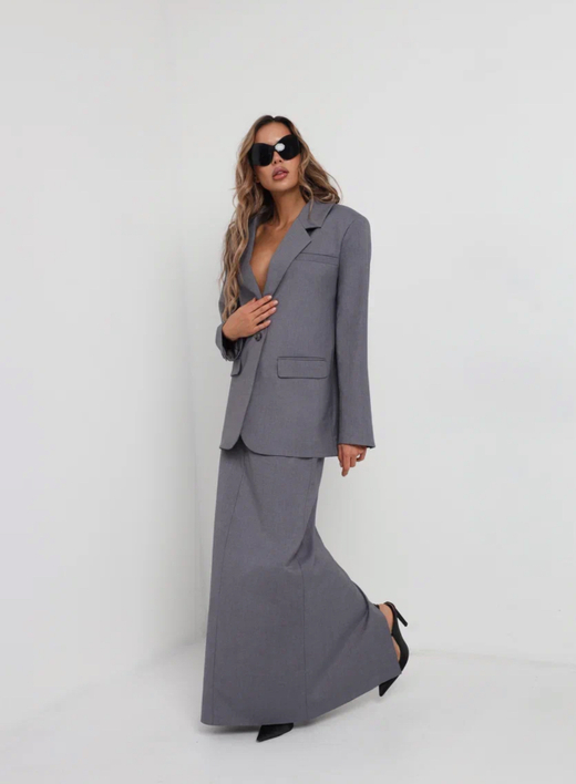 Жакет OVER серый