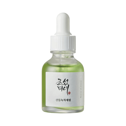 BEAUTY OF JOSEON Антиоксидантная успокаивающая сыворотка Calming Serum: Green tea+Panthenol (30 ml.)