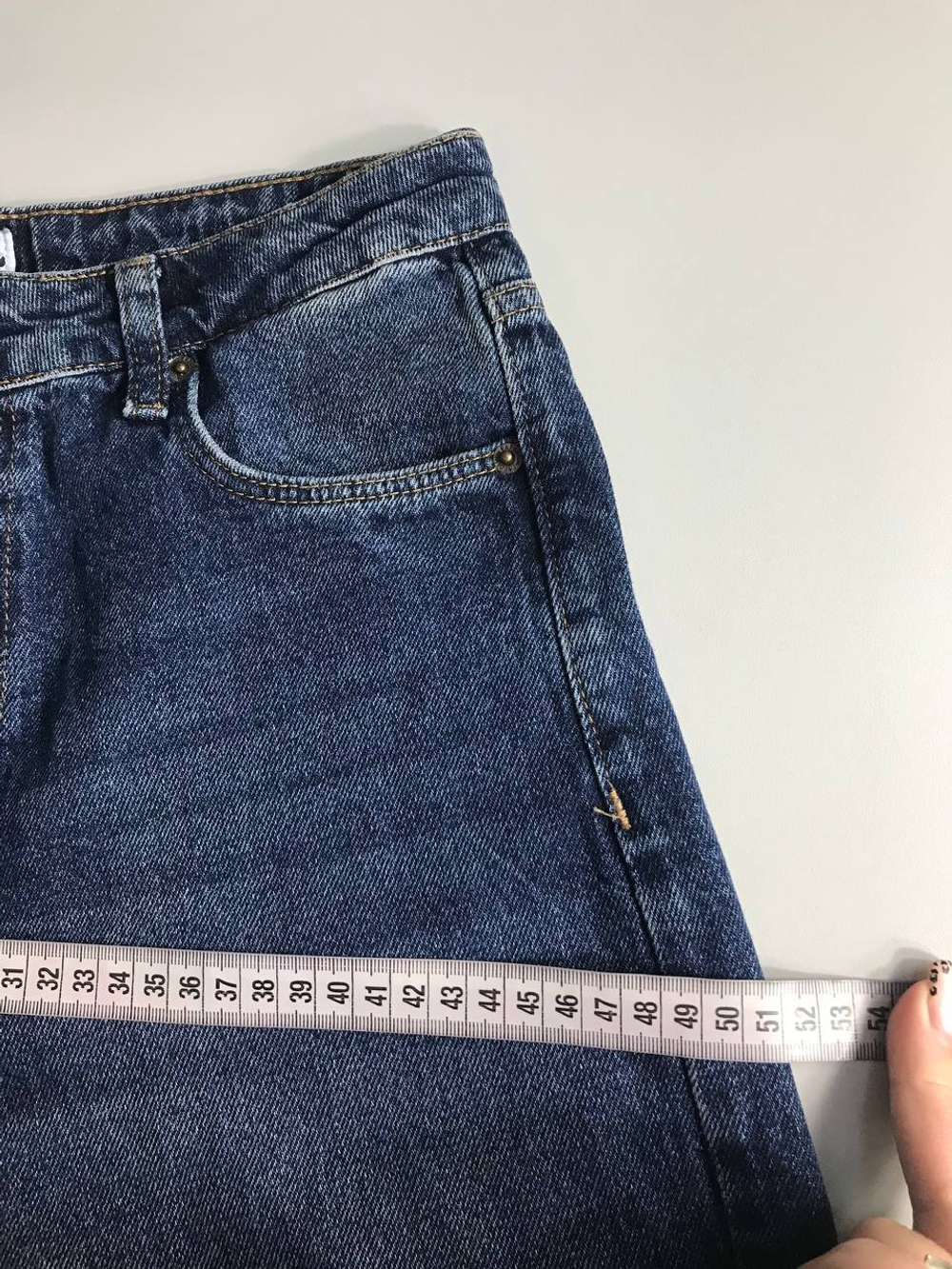 Джинсы Faf плотные, маркировка 38, визуально на 44 размер
