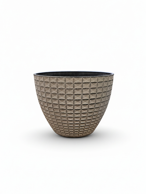 Кашпо Этно диаметр 22см х высота 17см, 4л