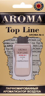 Ароматизатор для автомобиля AROMA TOP LINE №4 l' imperatricе картон
