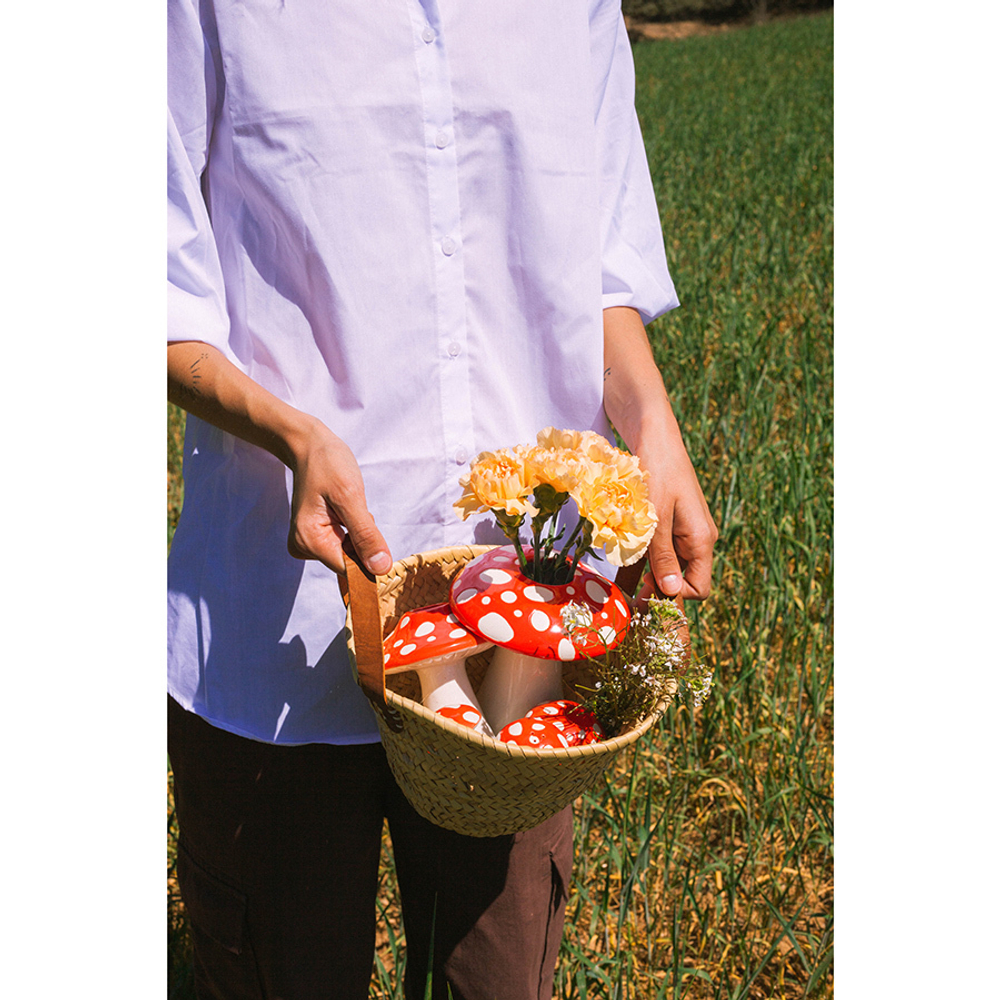 Ваза для цветов amanita, 19 см