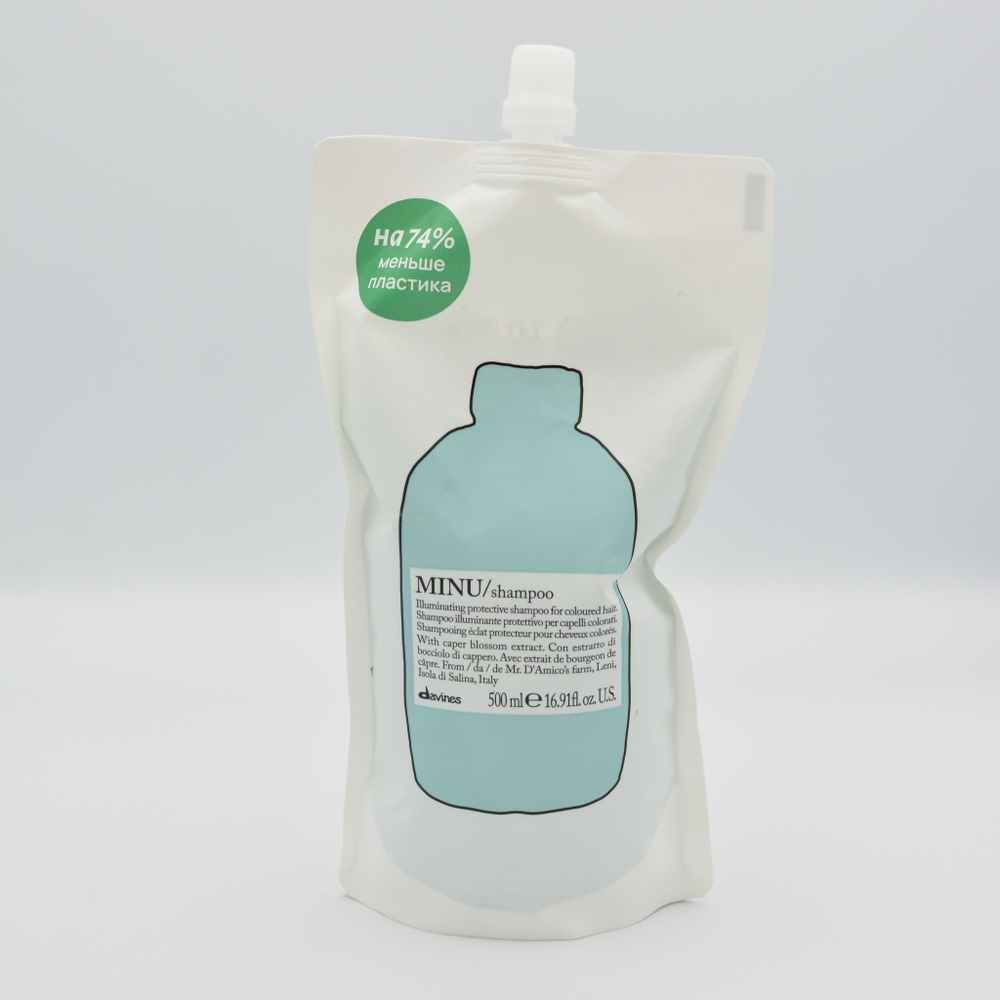DAVINES Рефил шампуня для сохранения косметического цвета волос Minu