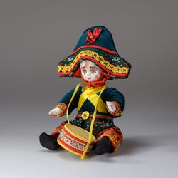 Интерьерная кукла Барабанщик