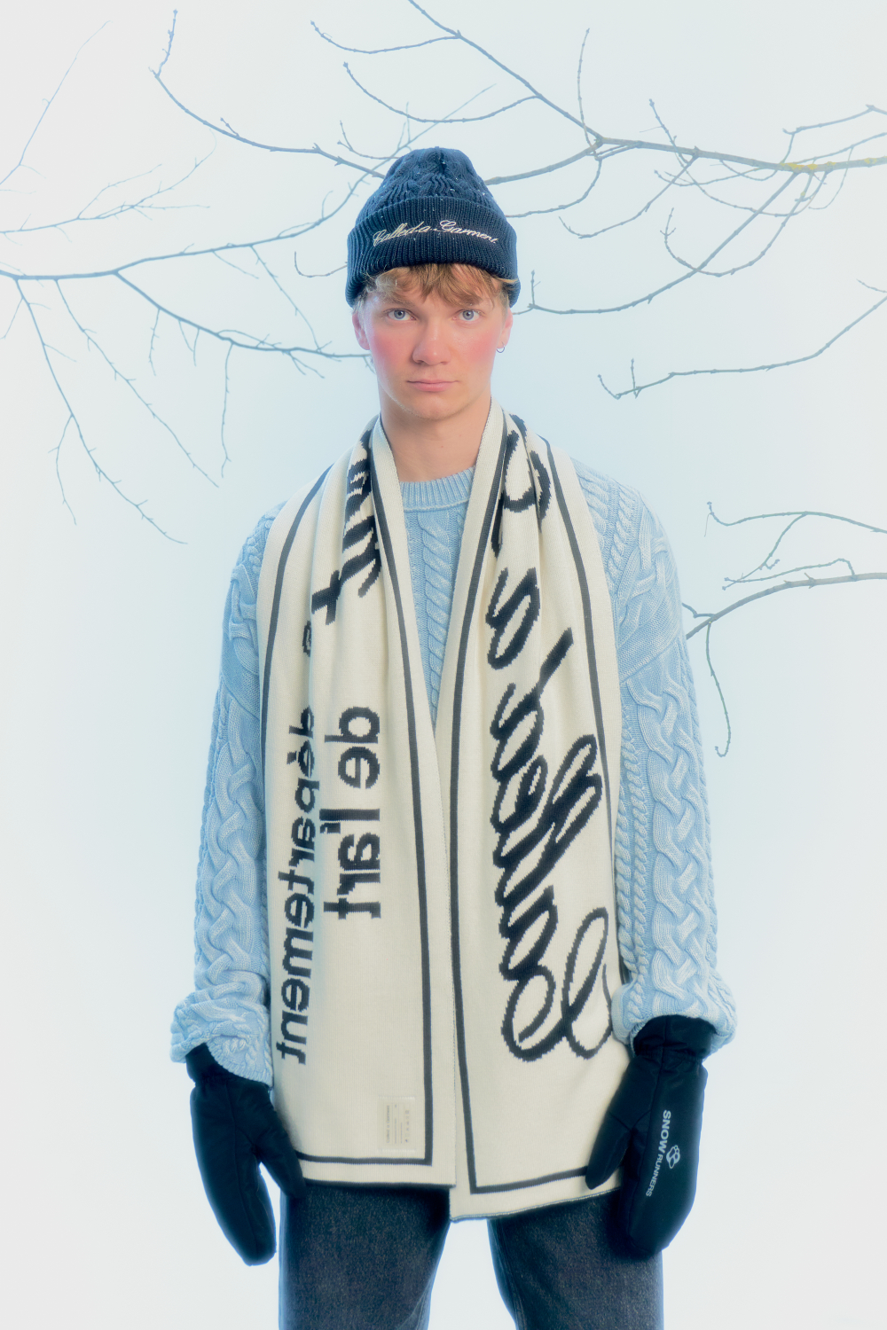 Шарф Called a Garment Art Department "Charcoal"