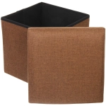 Короб для хранения вещей складной «ВЕСТА», цвет коричневый, 31*31*30.5см