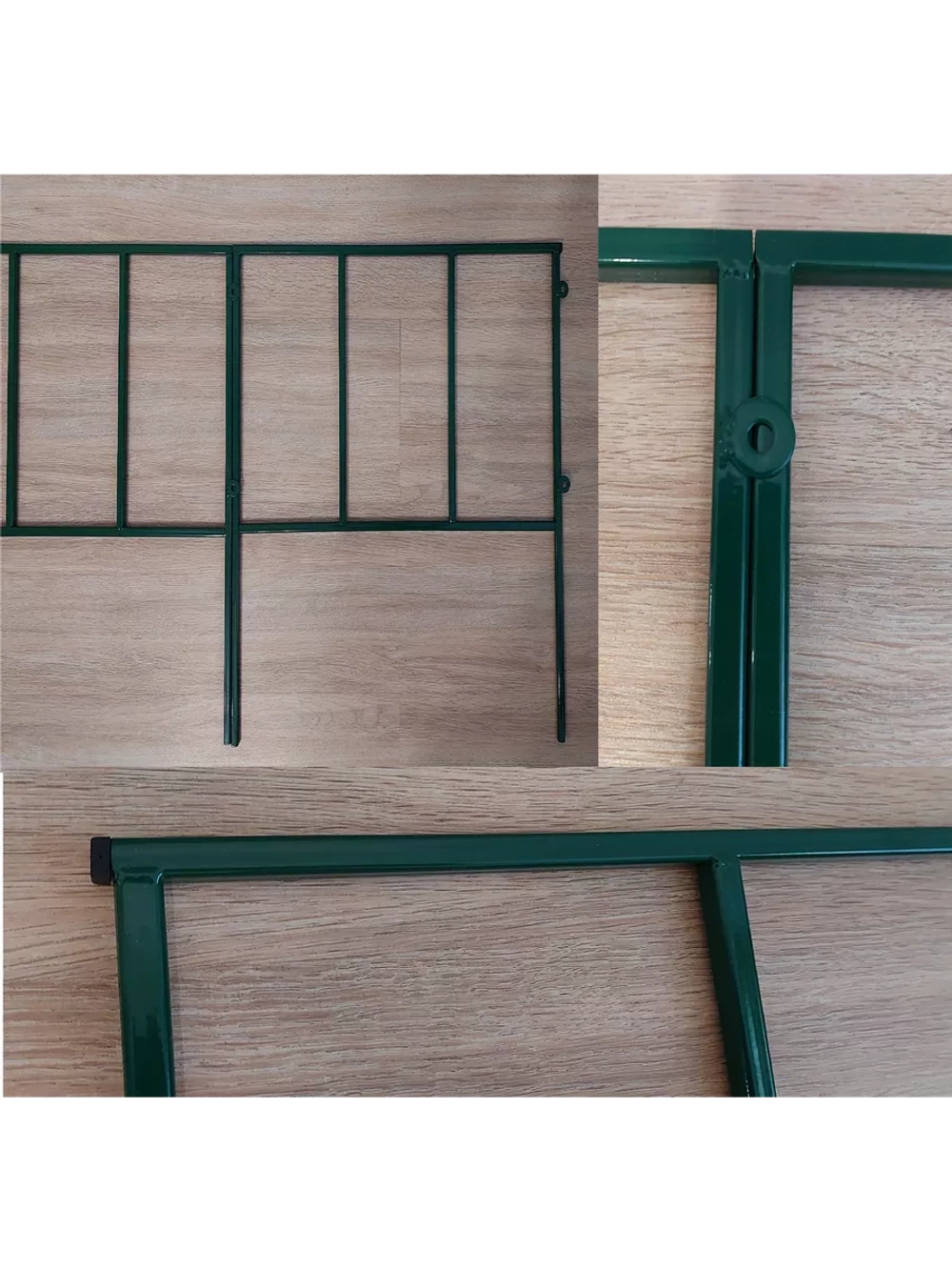 Заборчик садовый металлический 4 секции, забор, ограждение