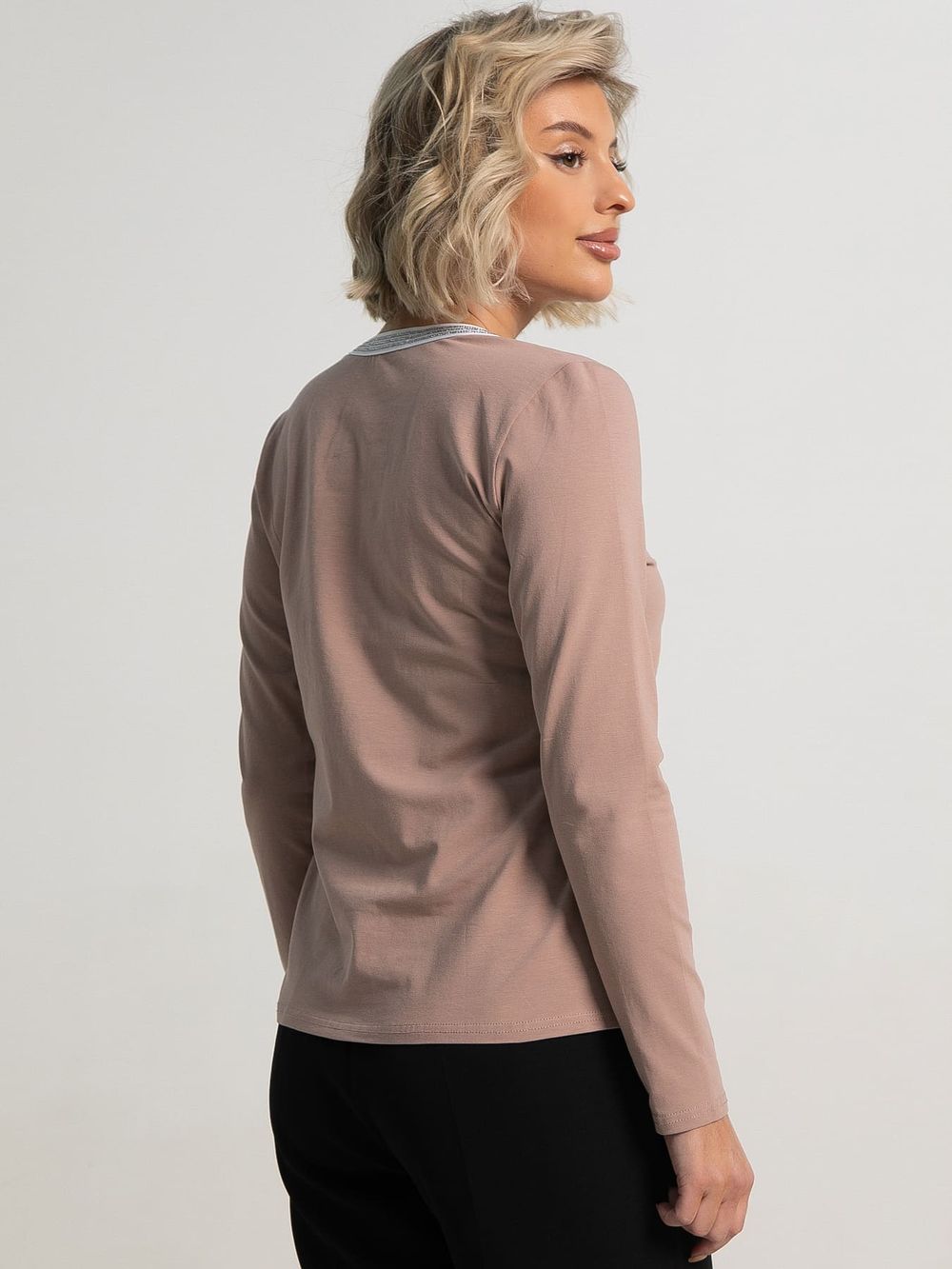 Блуза с кантом Либерти (беж) Б15597-50М LT Collection