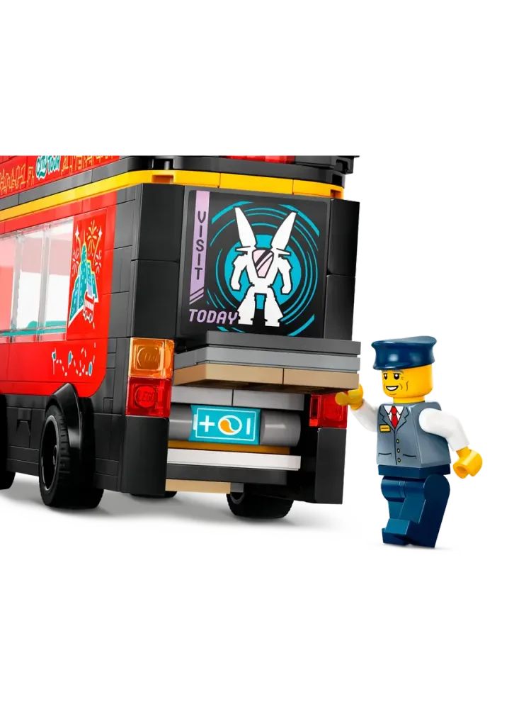 Конструктор City 60407 Двухэтажный экскурсионный автобус